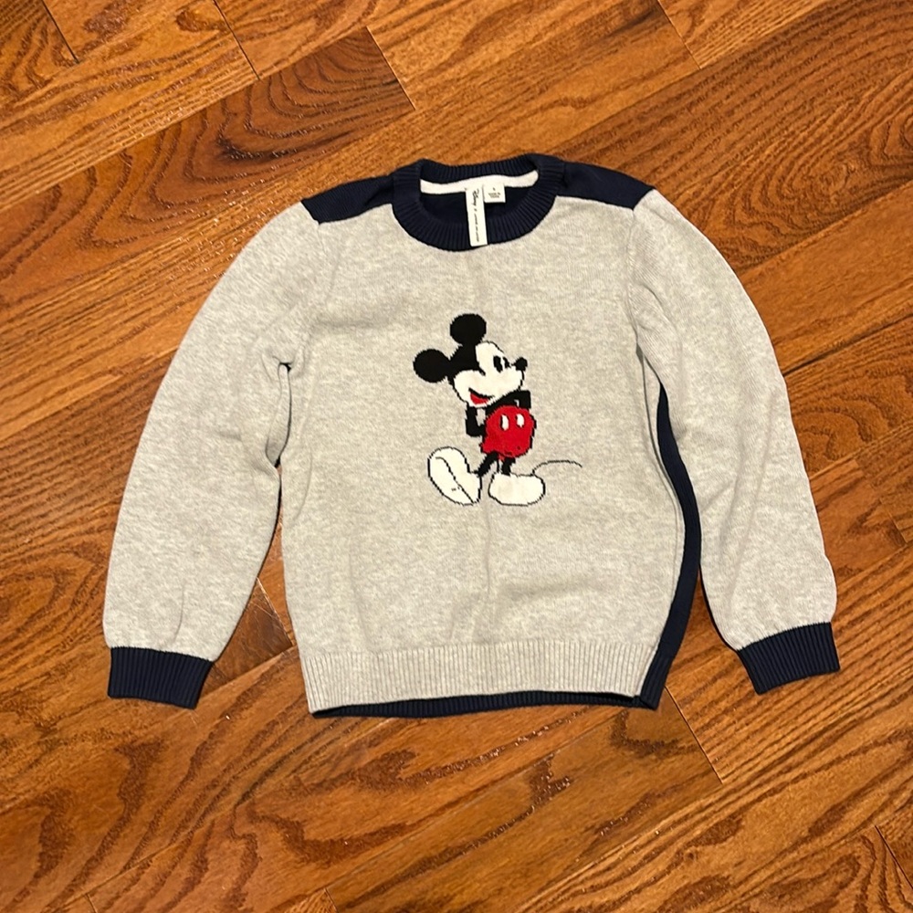 Janie and Jack Mickey Mouse sweater. Gently worn ( 1x only!)